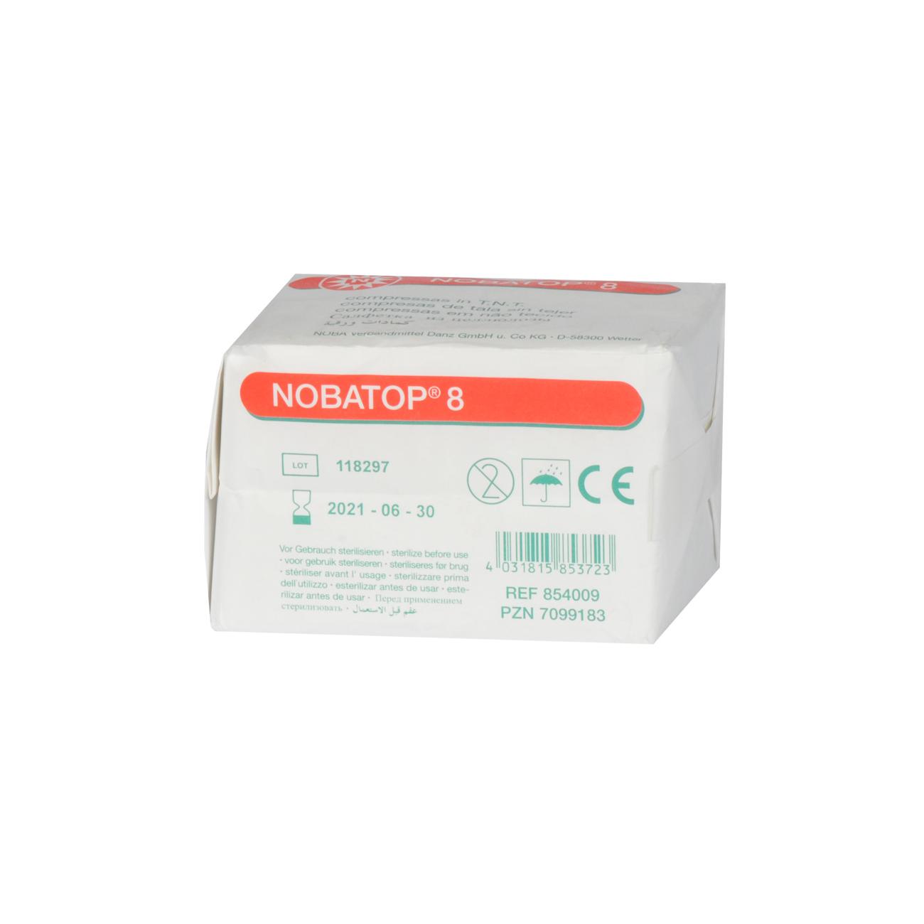 Nobatop Non Woven Gazen 7,5 X 7,5 Cm (100 Stuks)