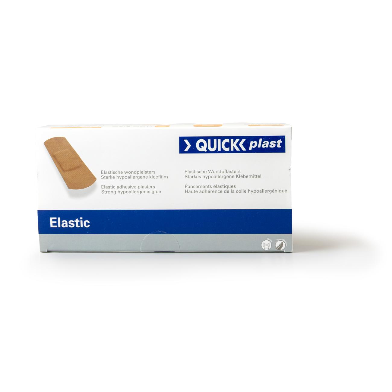 QuickPlast Elastische Vingerpleisters 18 X 2 Cm (100 Stuks)