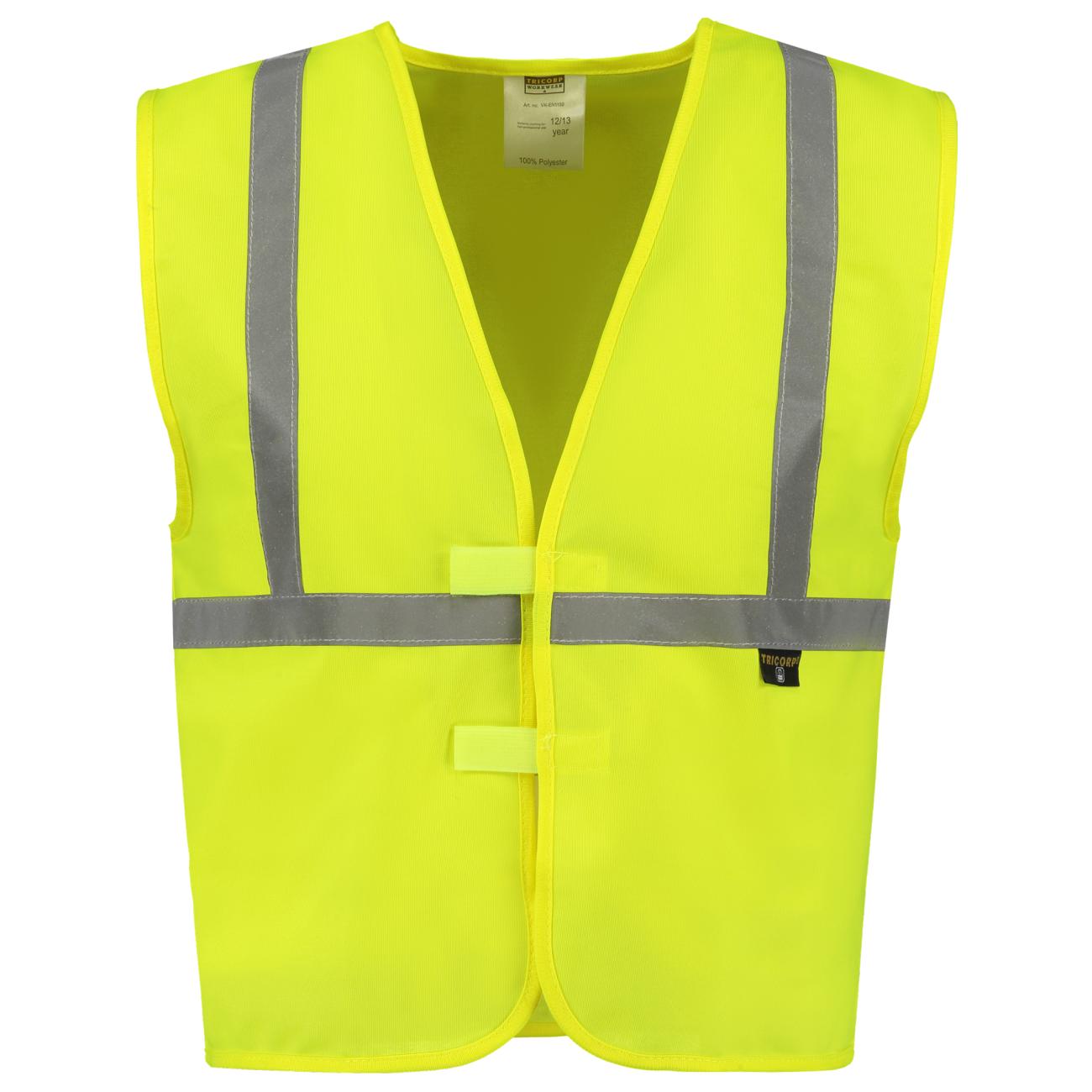 Veiligheidsvest Kids Geel Maat 128